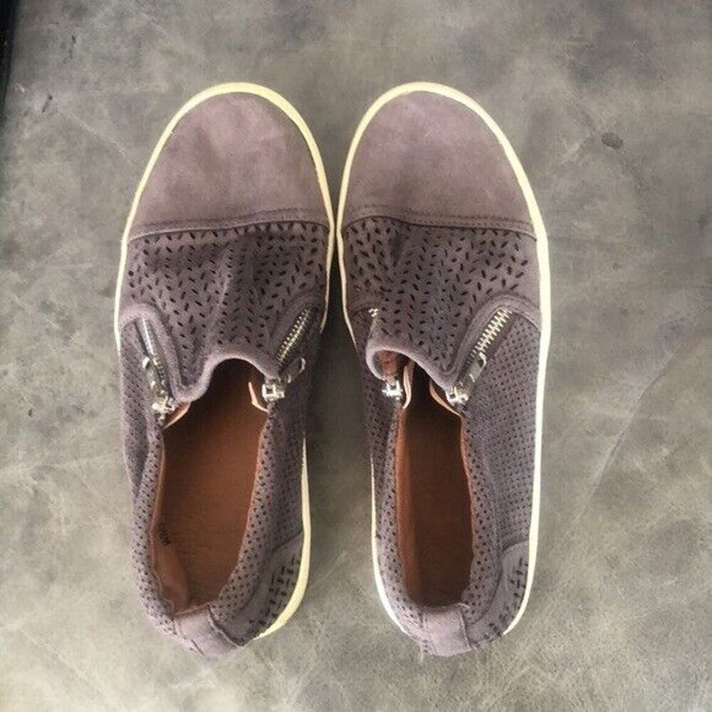 REPORT Alexa Slip-On Zip-up Sneakers Women's gray shoes Size 8.5